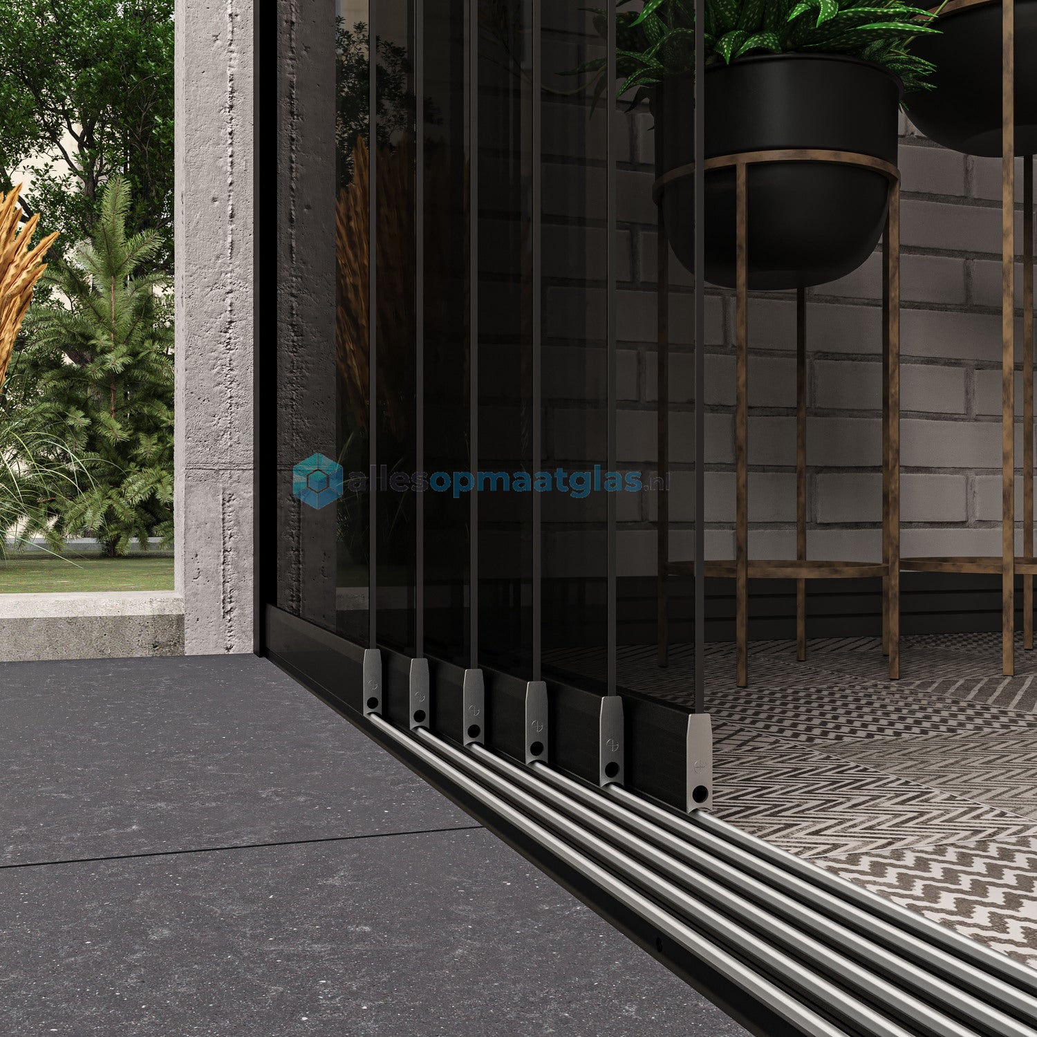 Op Maat Glazen Schuifwand