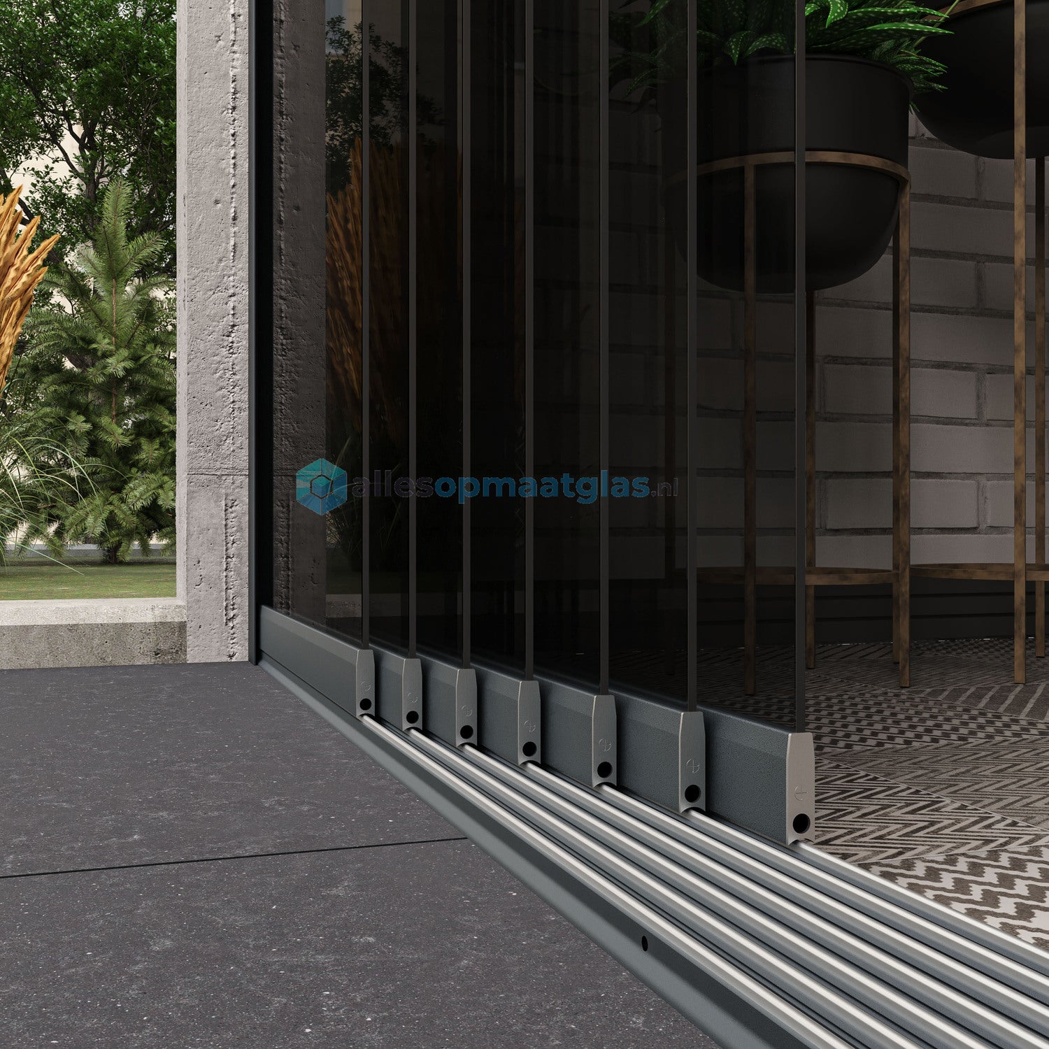 Op Maat Glazen Schuifwand