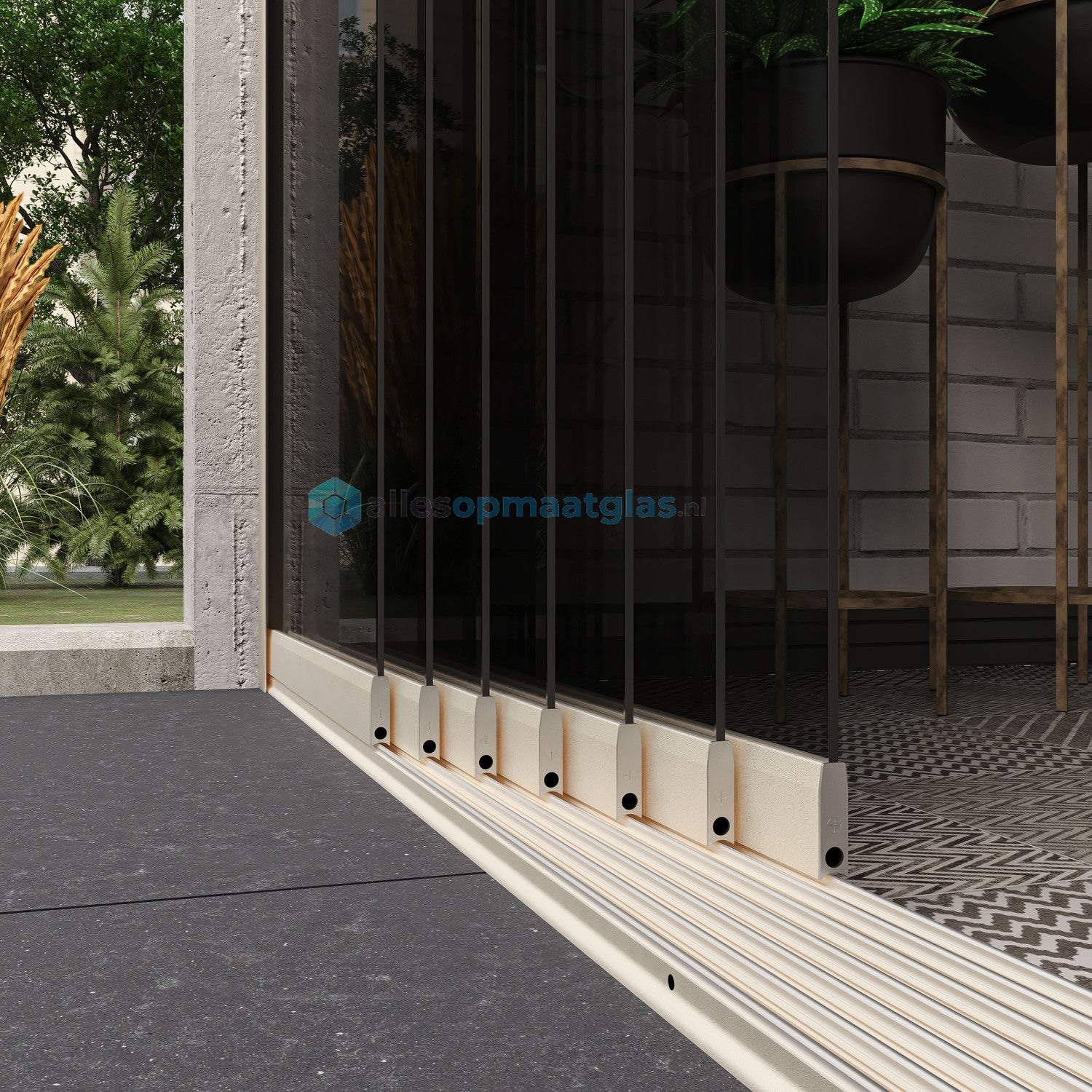 Op Maat Glazen Schuifwand