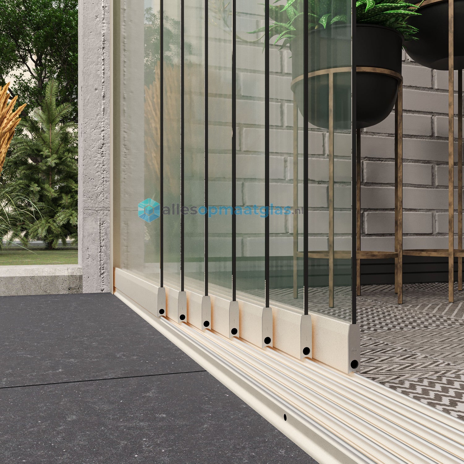 Op Maat Glazen Schuifwand