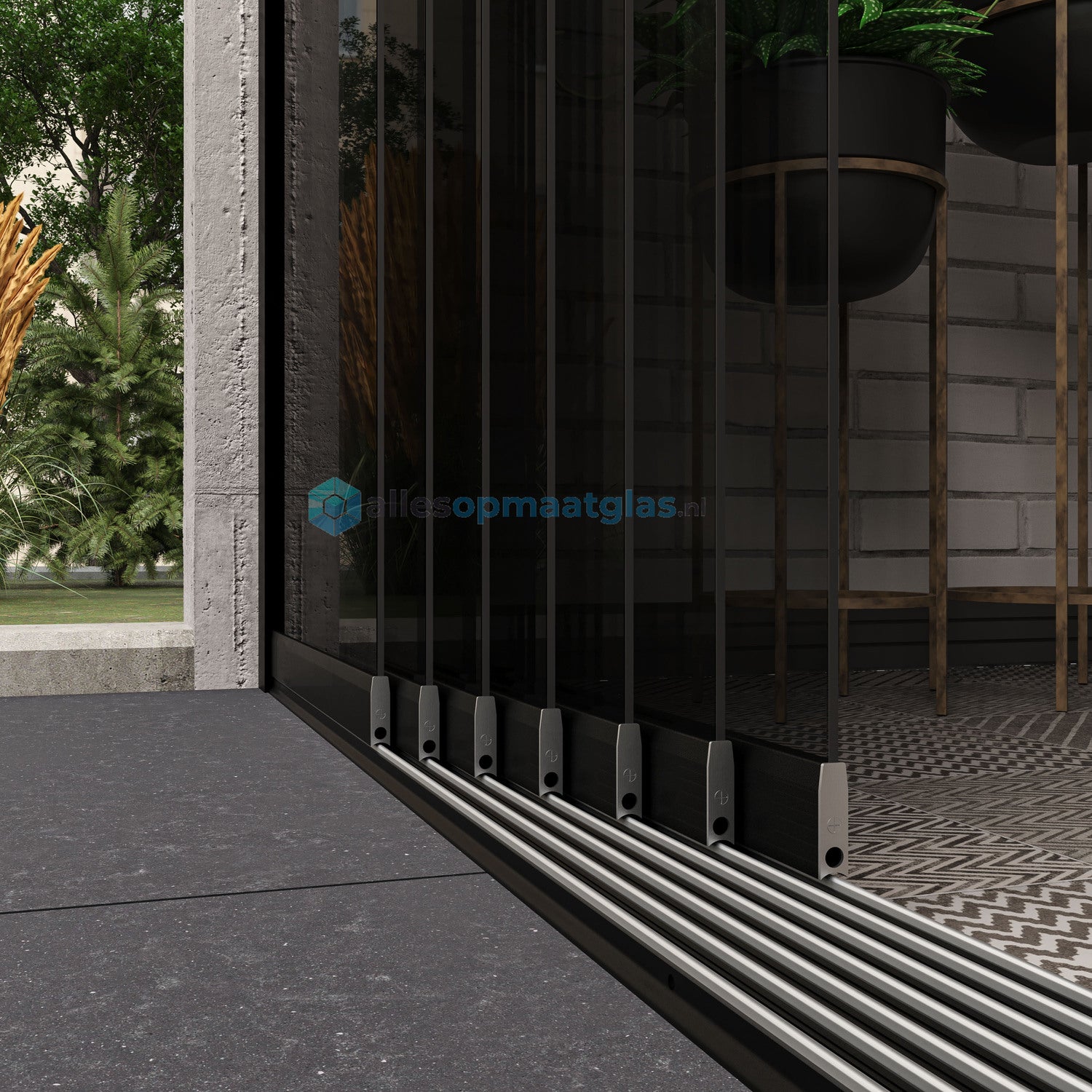 Op Maat Glazen Schuifwand