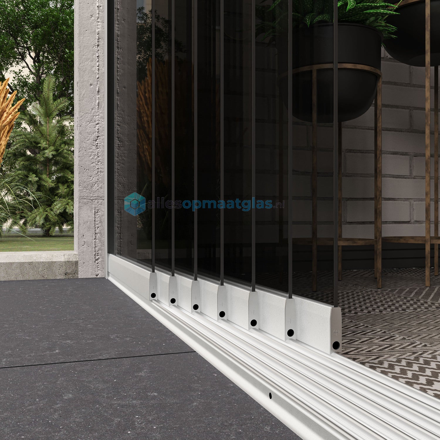 Op Maat Glazen Schuifwand