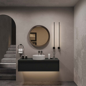 Ronde Bronzen Spiegel