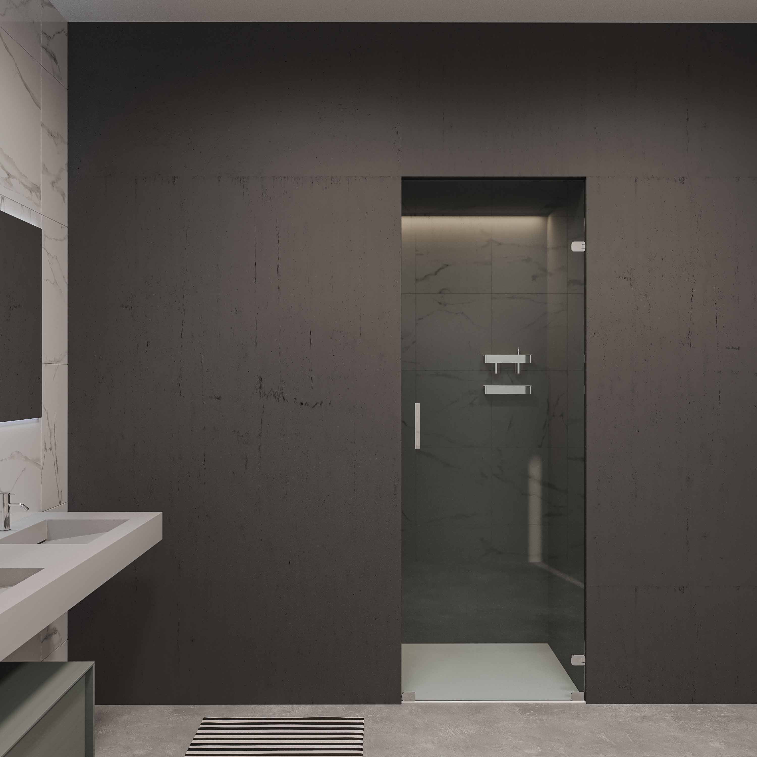 Helder Glazen Douchedeur op Maat