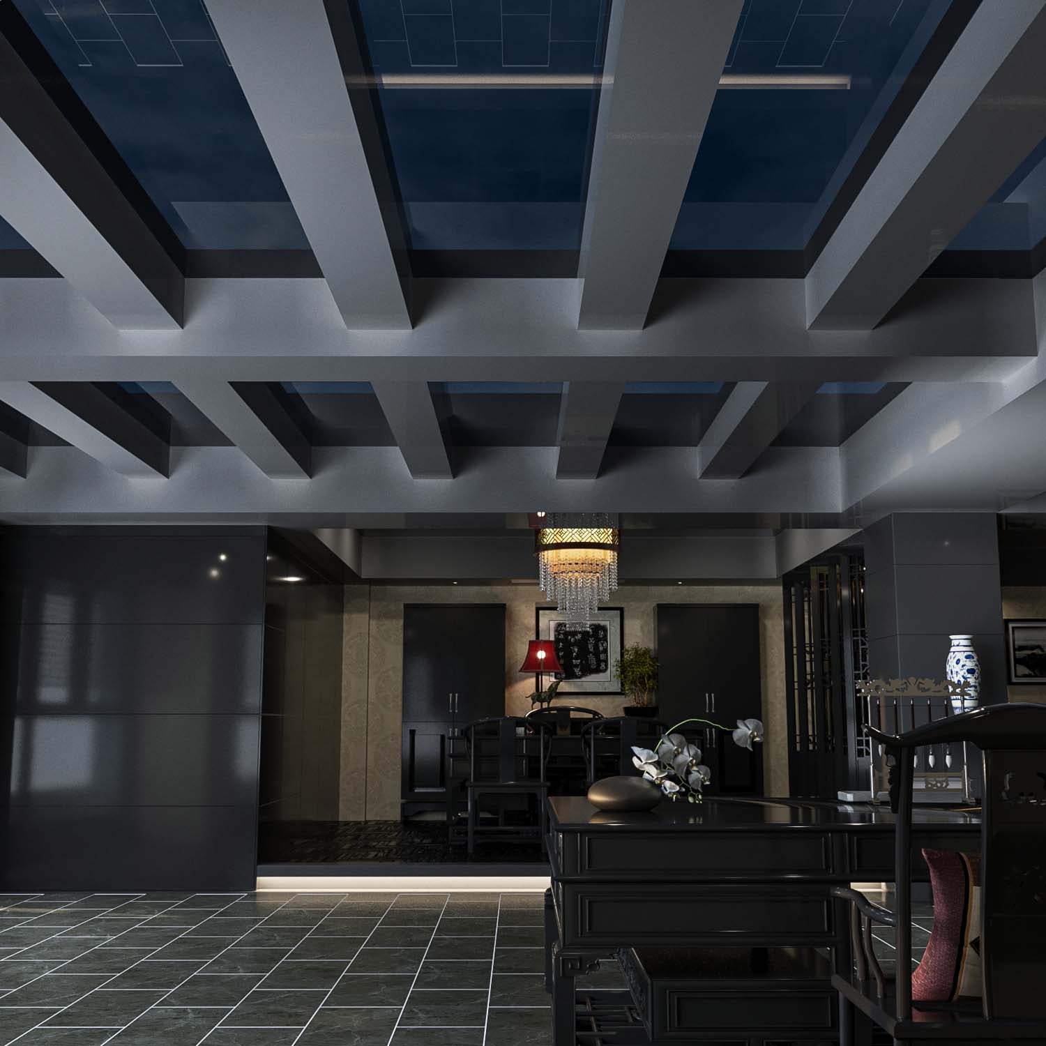 Gekleurde Dakbeglazing