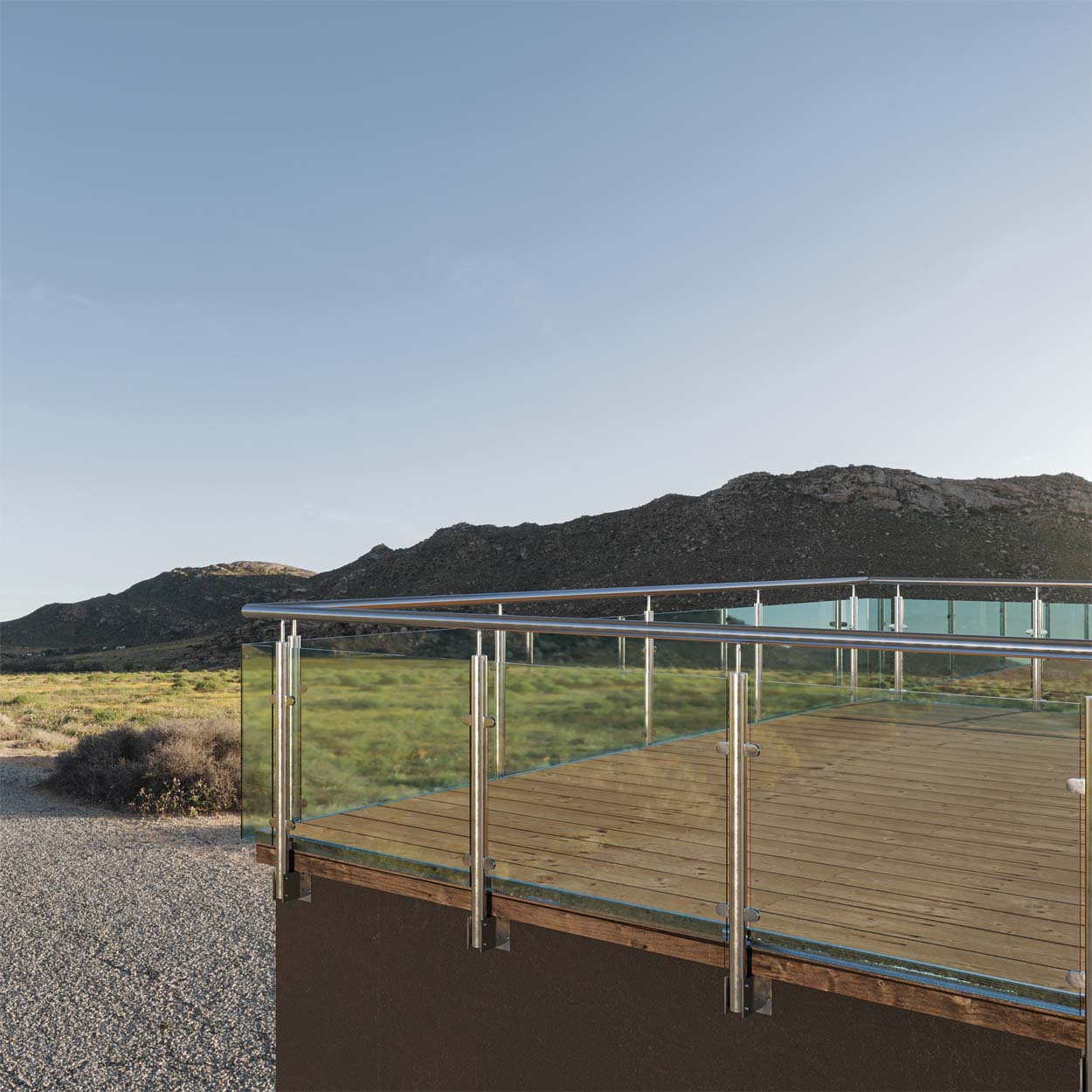 Helder Glazen Balustrade