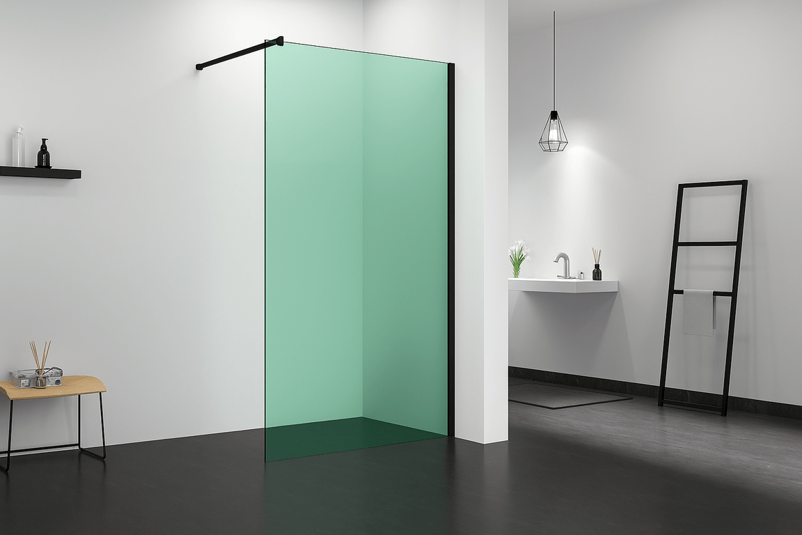 Gekleurd Glazen Douchewand op Maat