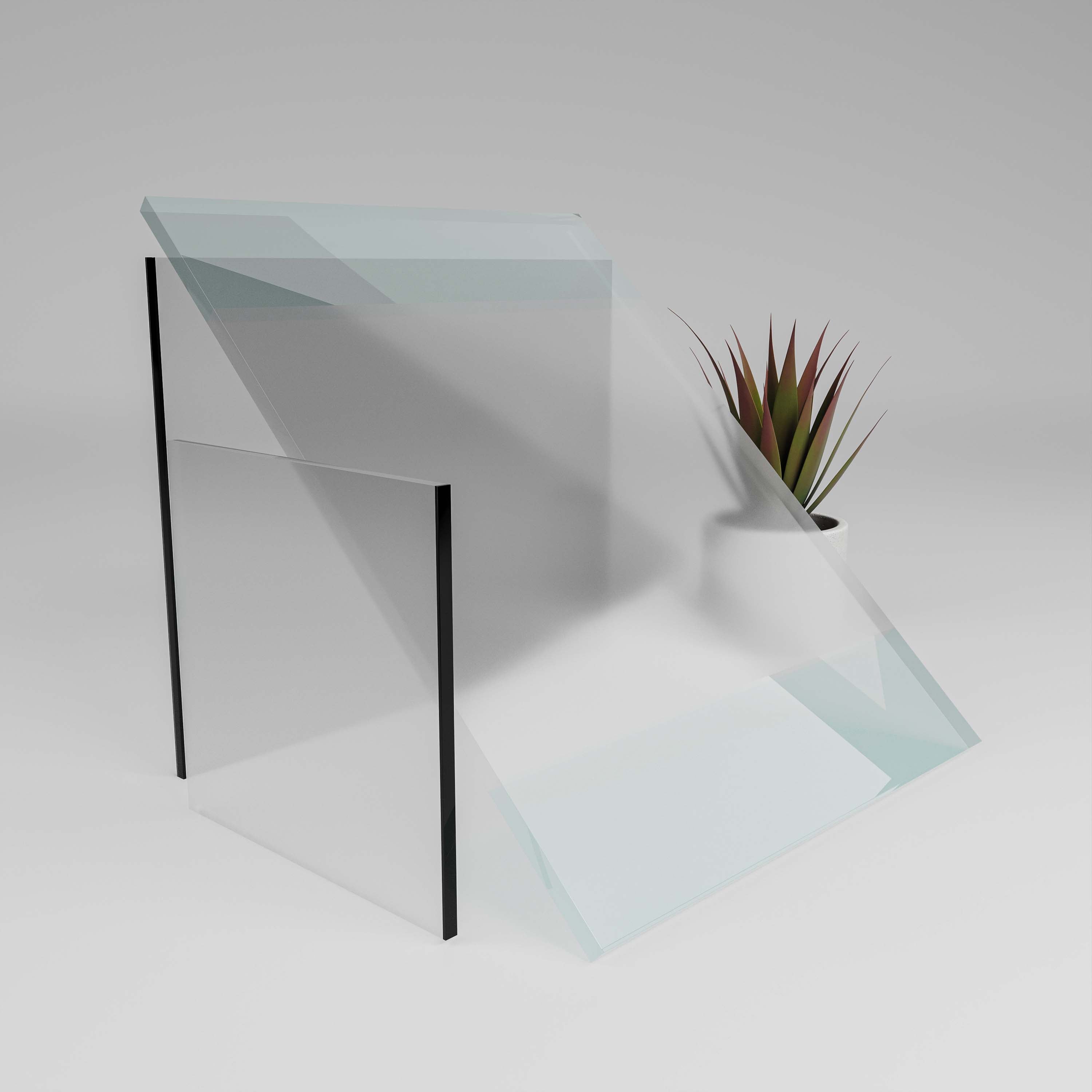 Melk/Satijn Glazen Douchedeur Op Maat