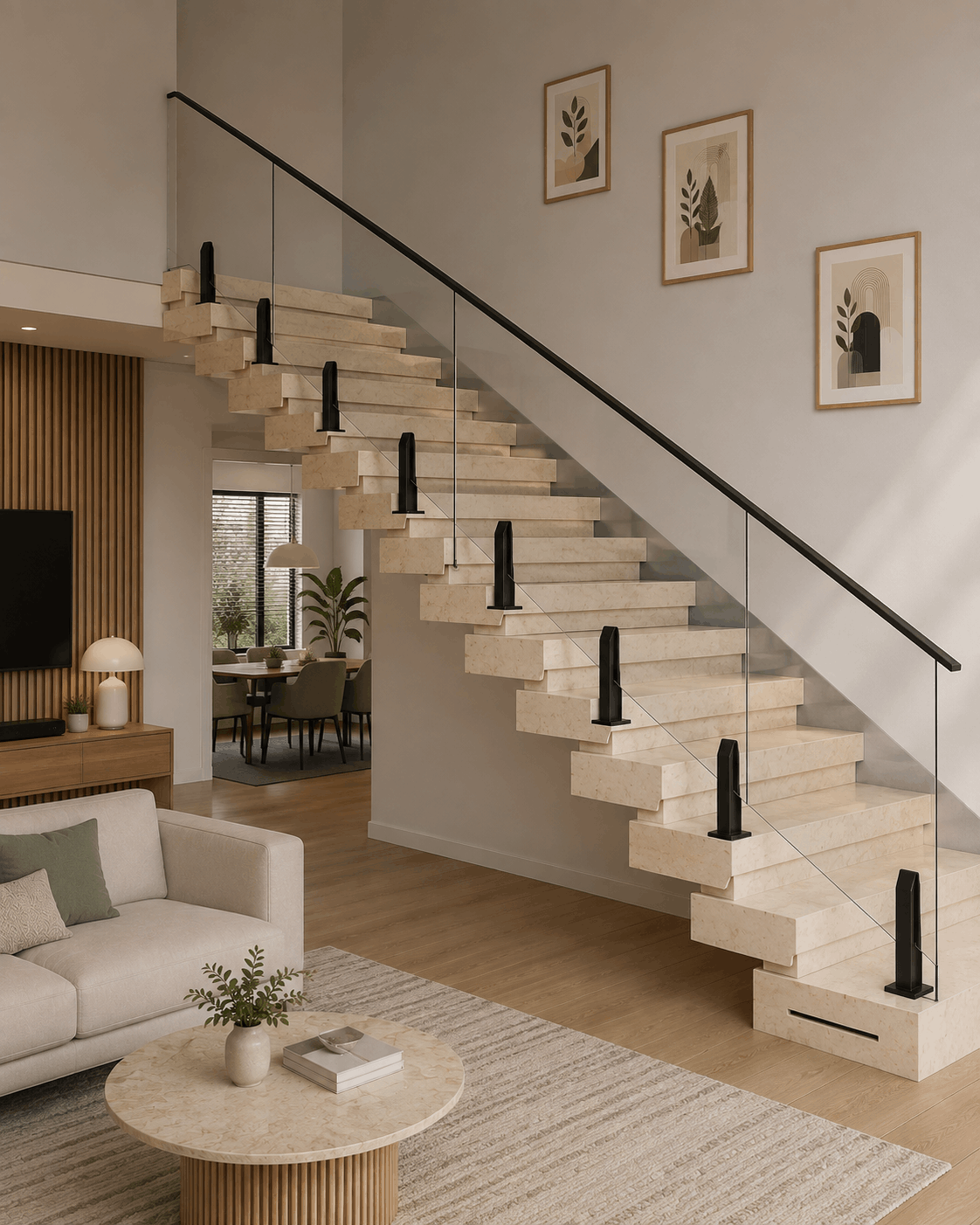Helder Glazen Balustrade