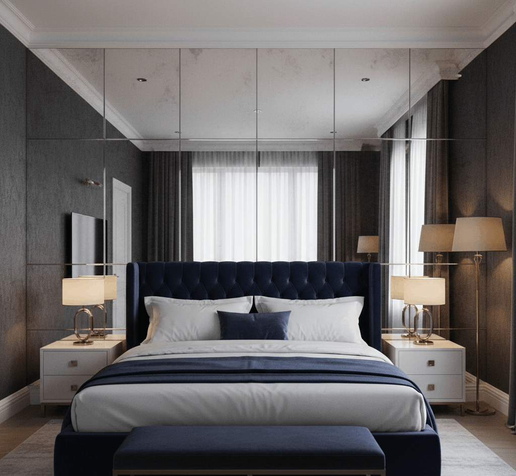 Rechthoekige Zilveren Spiegel